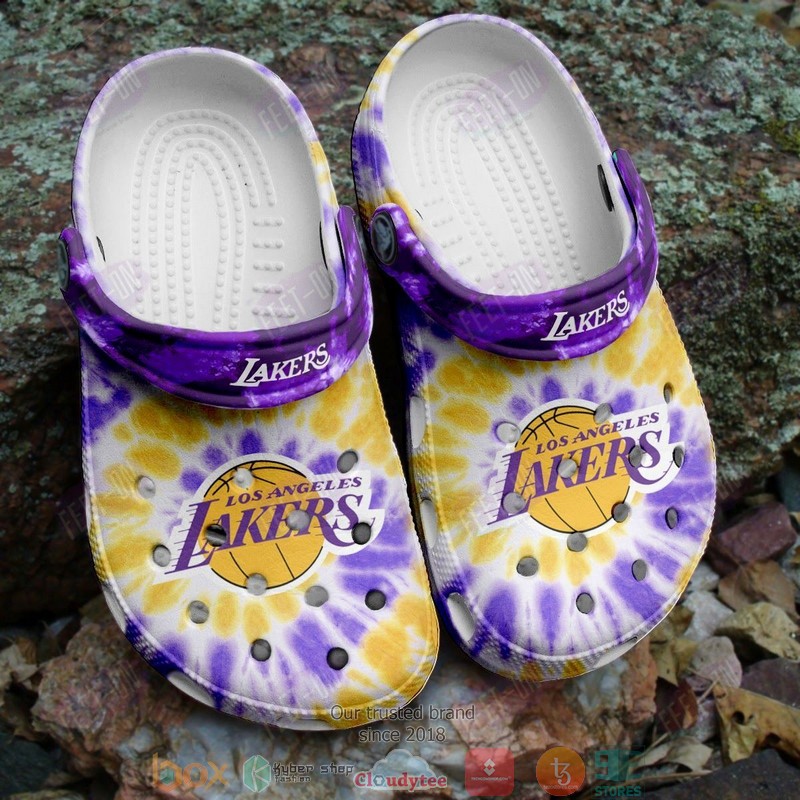 footwearmerch los angeles lakers nba sport crocs crocband clogs shoes comfortable for men women and kids apki9