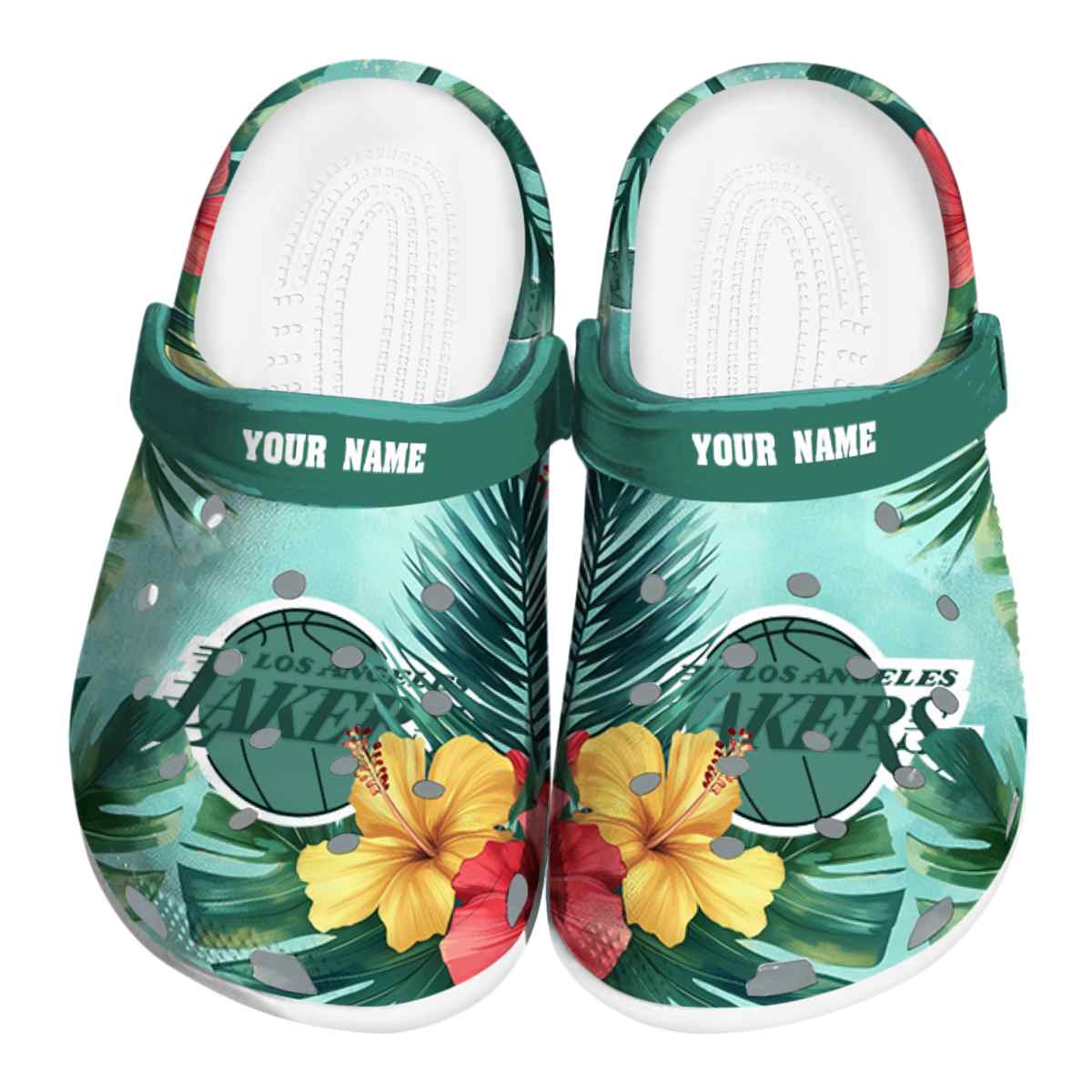 footwearmerch los angeles lakers nba sport crocs crocband clogs shoes comfortable for men women and kids gbipy