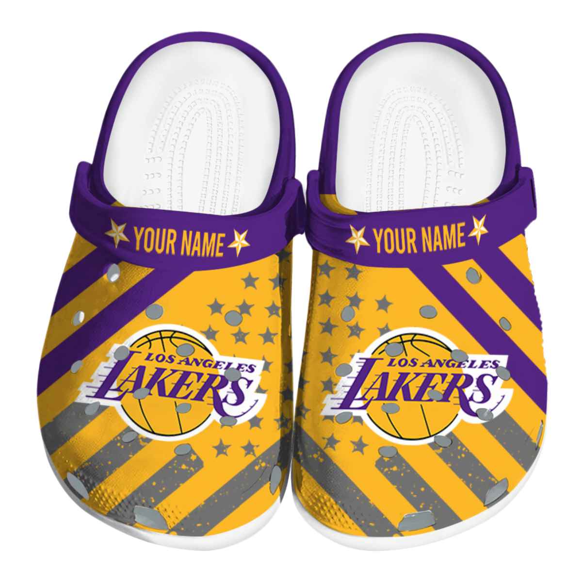 footwearmerch los angeles lakers nba sport crocs crocband clogs shoes comfortable for men women and kids iecca