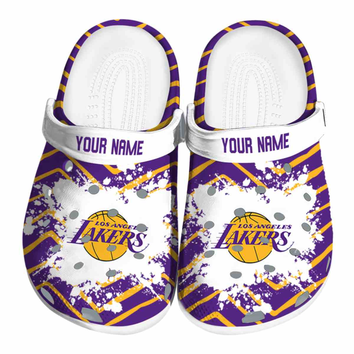 footwearmerch los angeles lakers nba sport crocs crocband clogs shoes comfortable for men women and kids m7xte