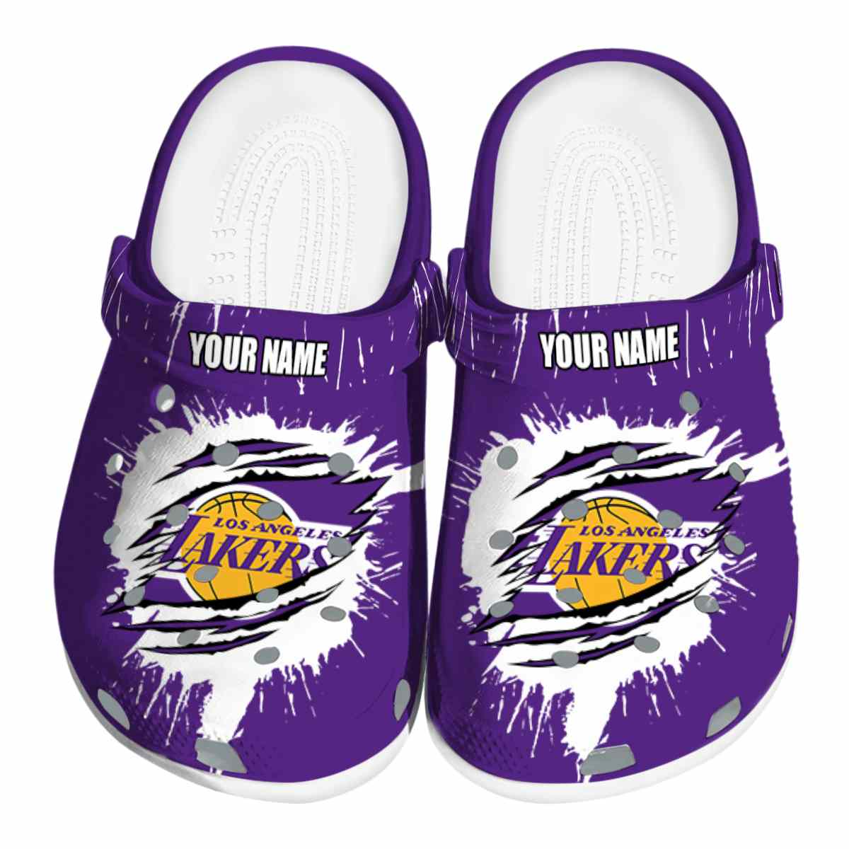 footwearmerch los angeles lakers nba sport crocs crocband clogs shoes comfortable for men women and kids oixoj