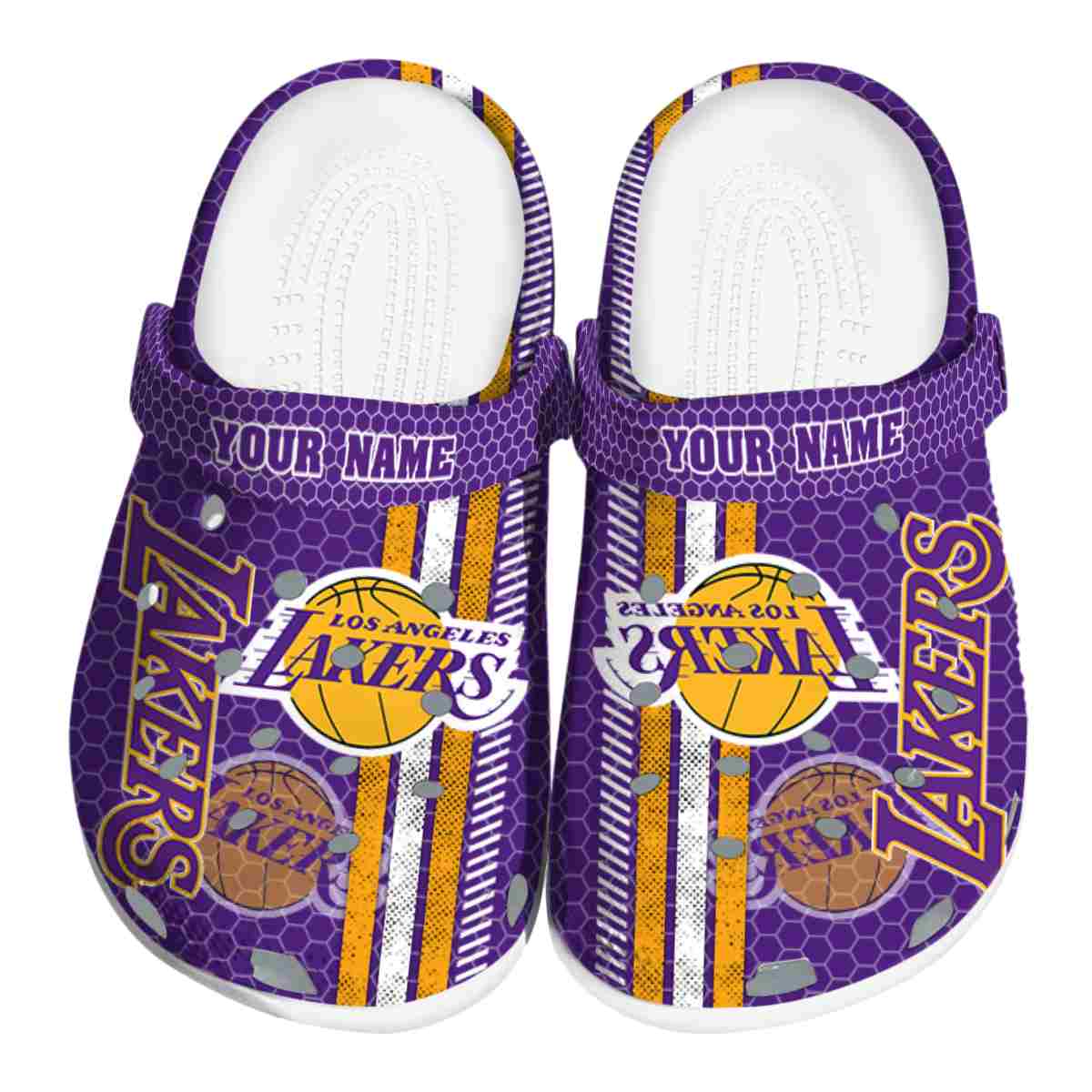 footwearmerch los angeles lakers nba sport crocs crocband clogs shoes comfortable for men women and kids ve4xx