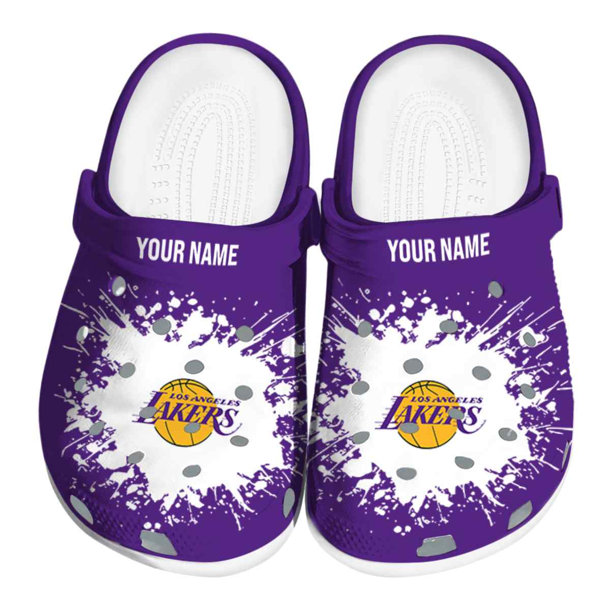 footwearmerch los angeles lakers nba sport crocs crocband clogs shoes comfortable for men women and kids zeysy
