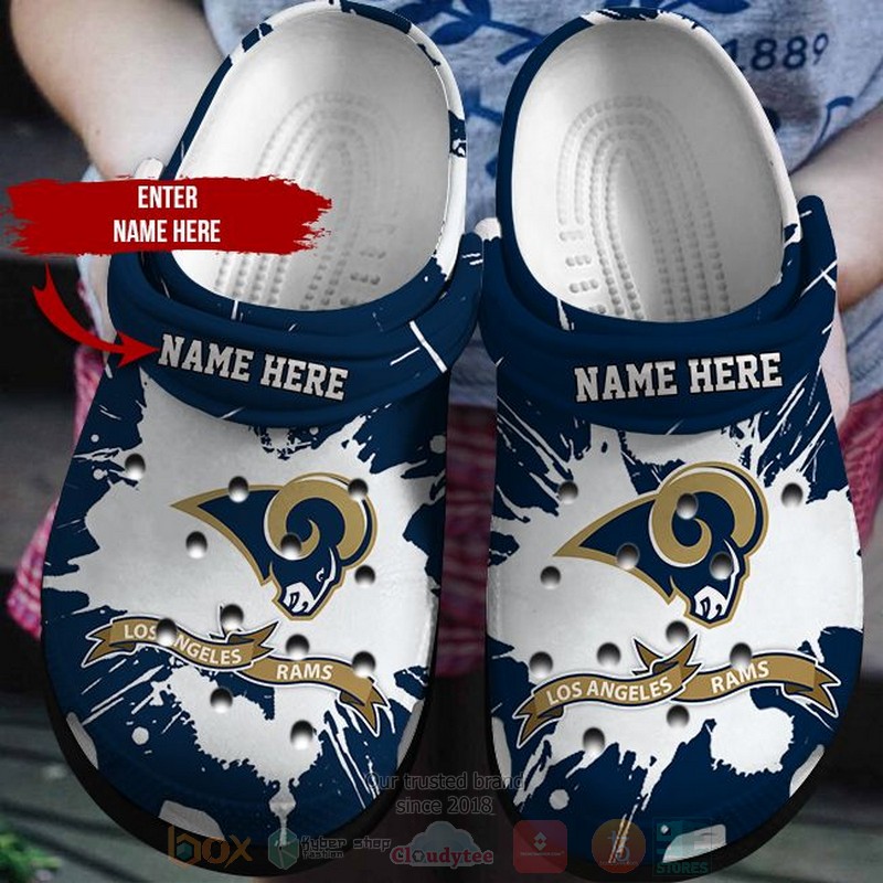 footwearmerch los angeles rams nfl sport crocs crocband clogs shoes comfortable for men women and kids ljjwx