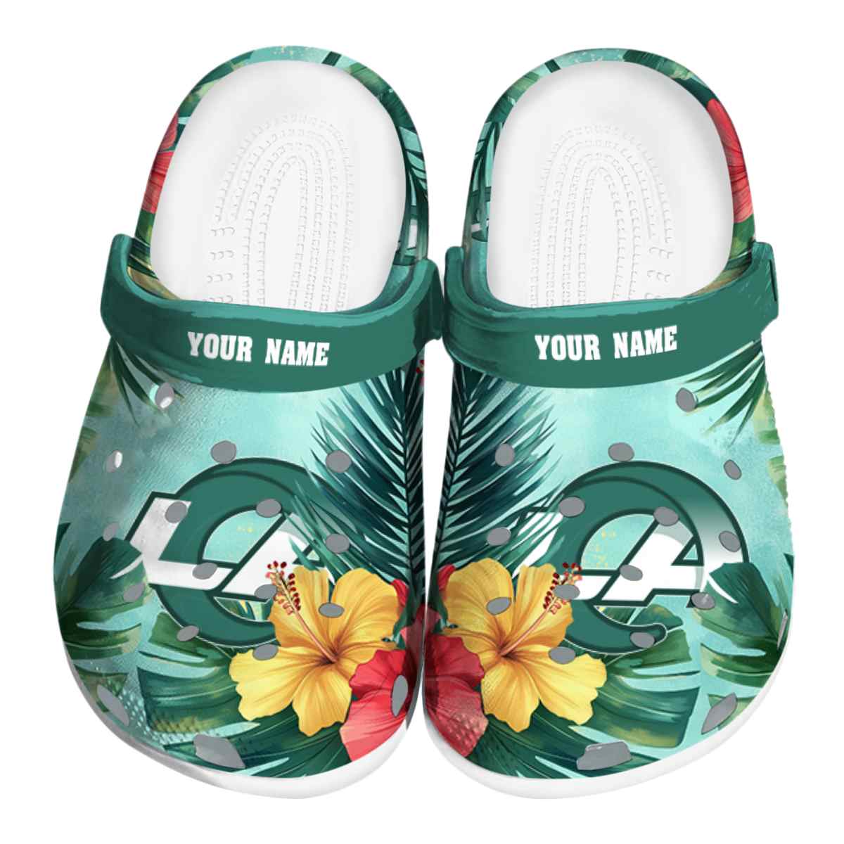 footwearmerch los angeles rams nfl sport crocs crocband clogs shoes comfortable for men women and kids wc1zq