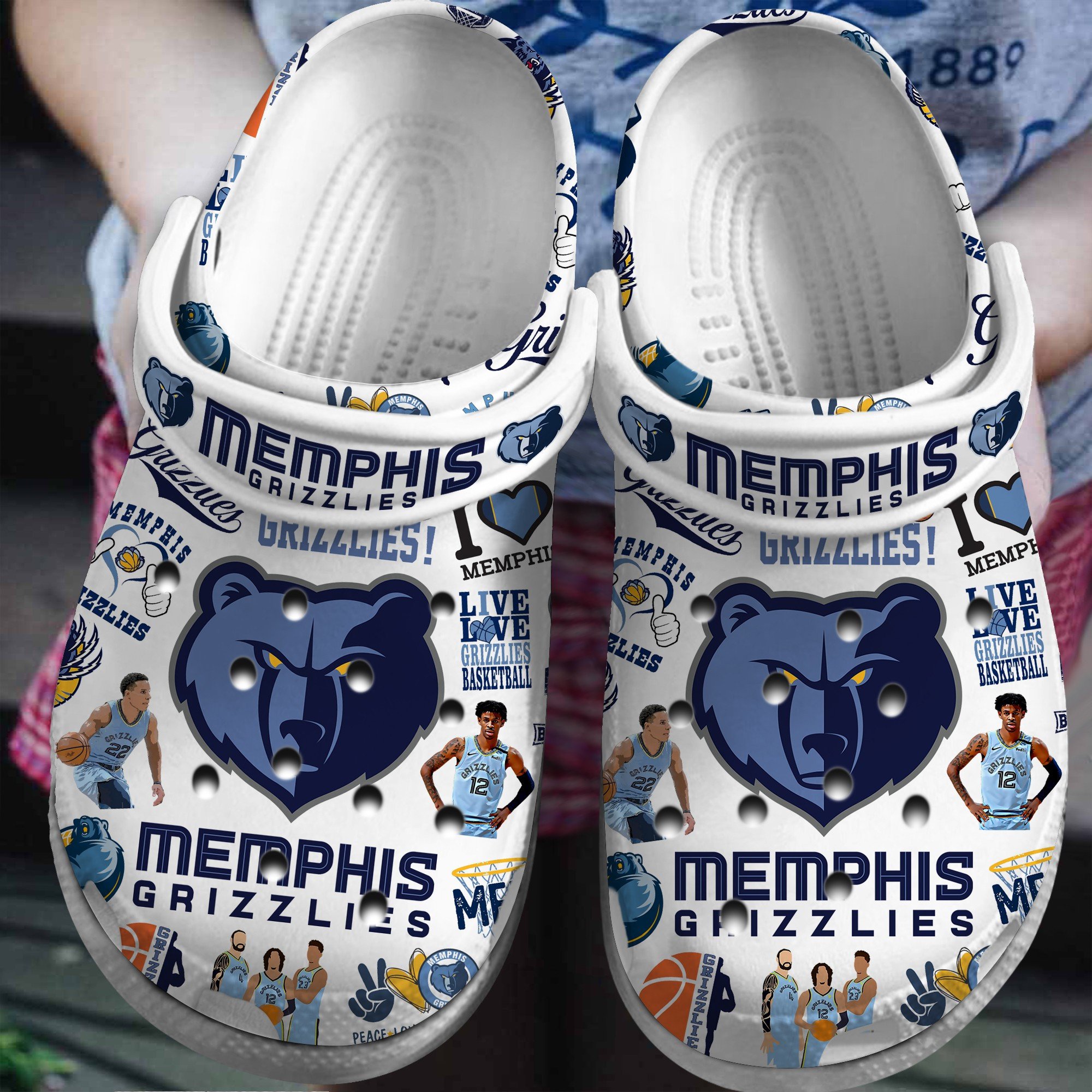 footwearmerch memphis grizzlies nba basketball sport crocs crocband clogs shoes comfortable for men women and kids 1wsgx