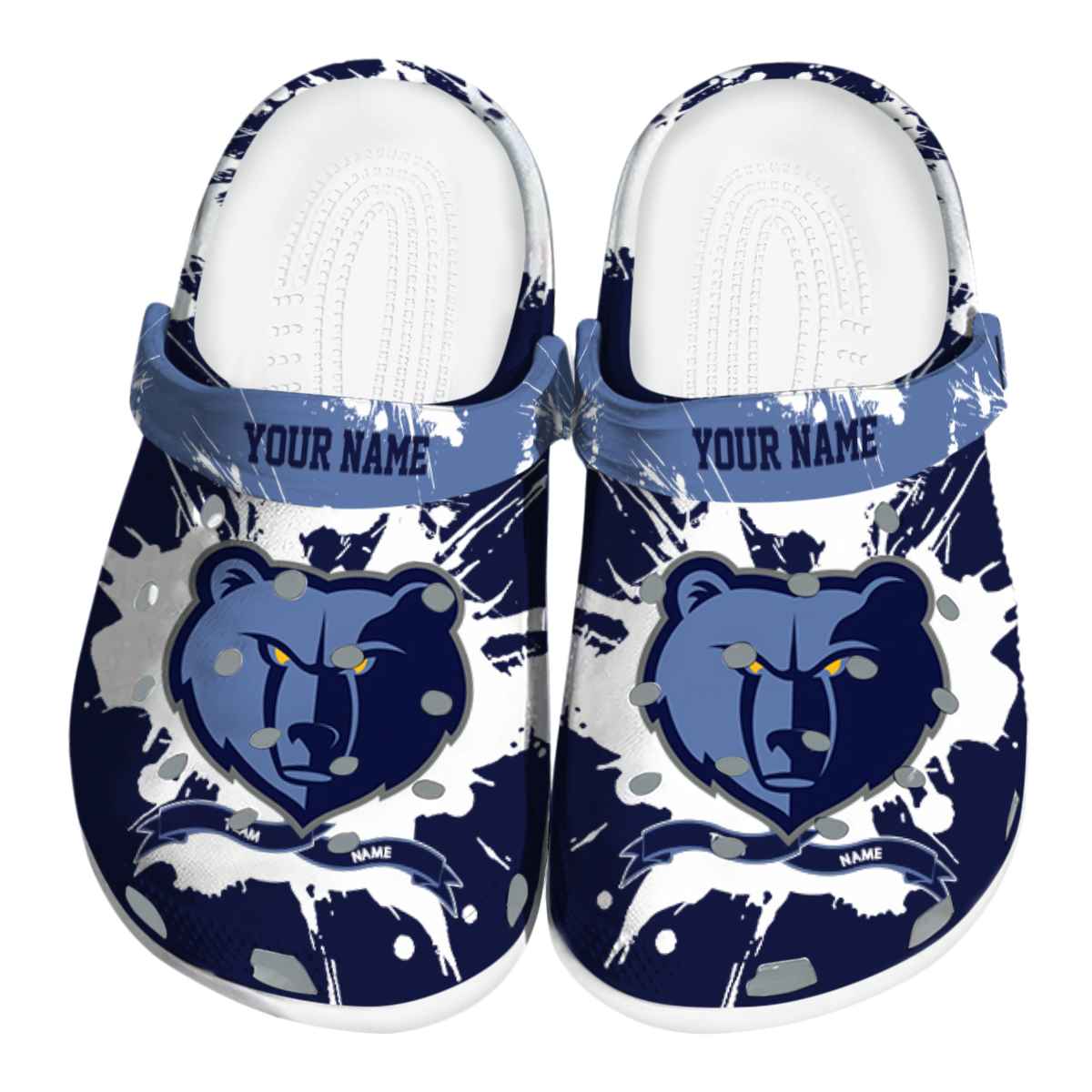 footwearmerch memphis grizzlies nba sport crocs crocband clogs shoes comfortable for men women and kids kscn0