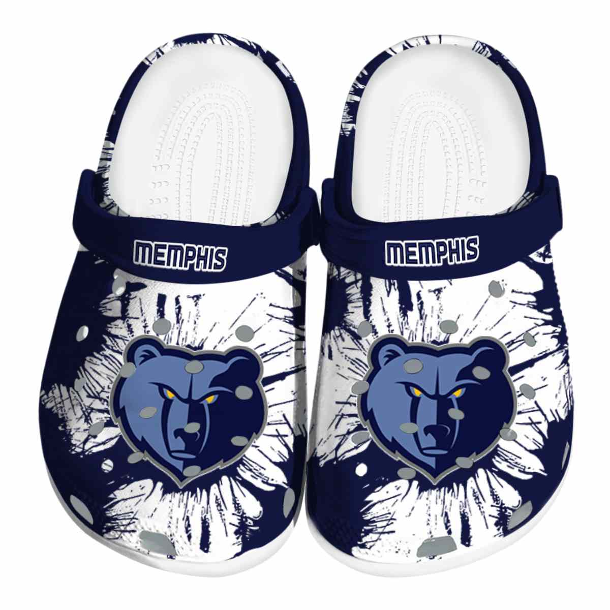 footwearmerch memphis grizzlies nba sport crocs crocband clogs shoes comfortable for men women and kids pdwgi