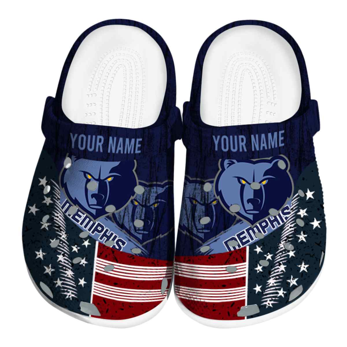 footwearmerch memphis grizzlies nba sport crocs crocband clogs shoes comfortable for men women and kids tre0v
