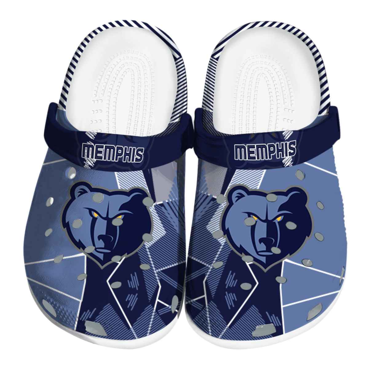 footwearmerch memphis grizzlies nba sport crocs crocband clogs shoes comfortable for men women and kids wpj0p