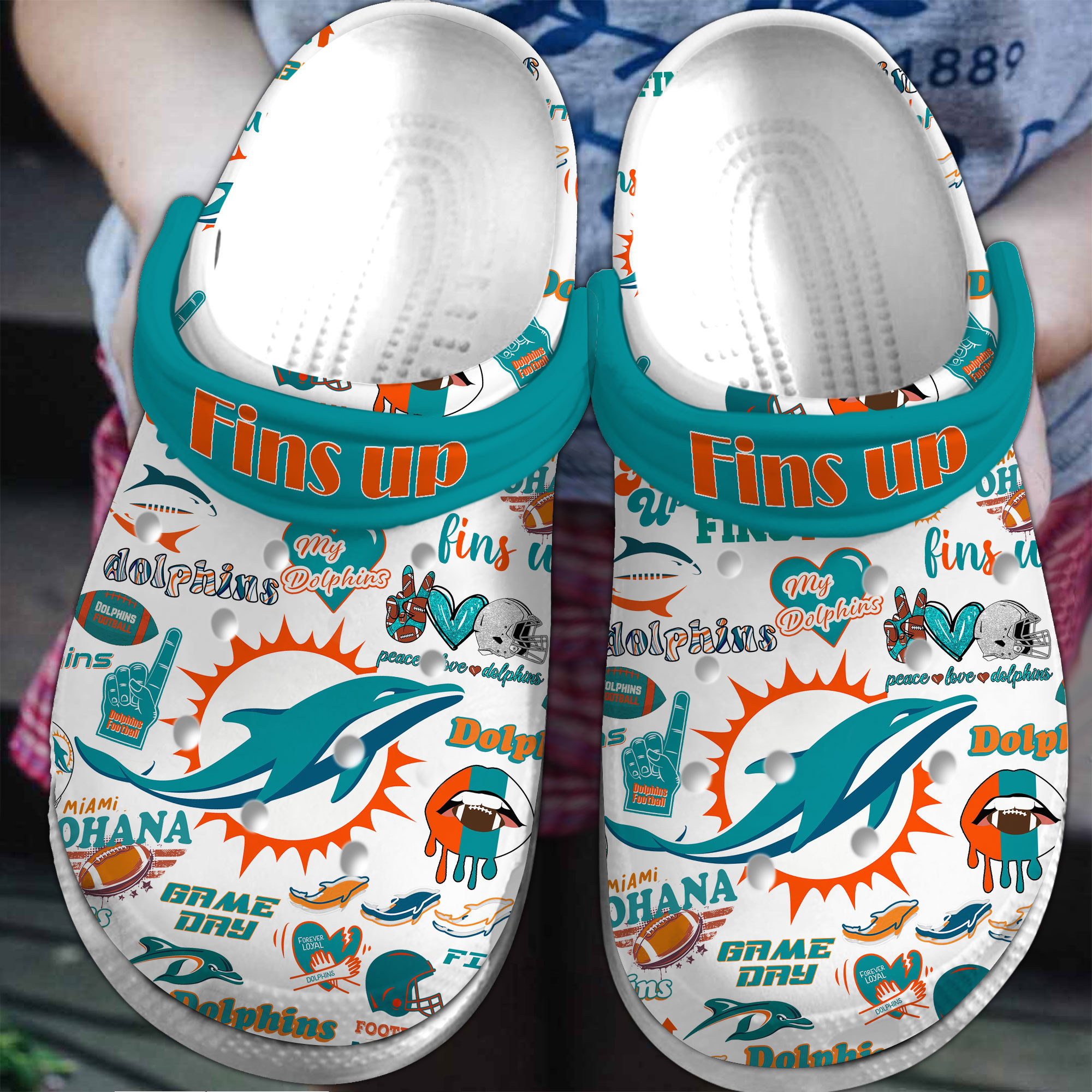 footwearmerch miami dolphins nfl sport crocs crocband clogs shoes comfortable for men women and kids 1kwuz