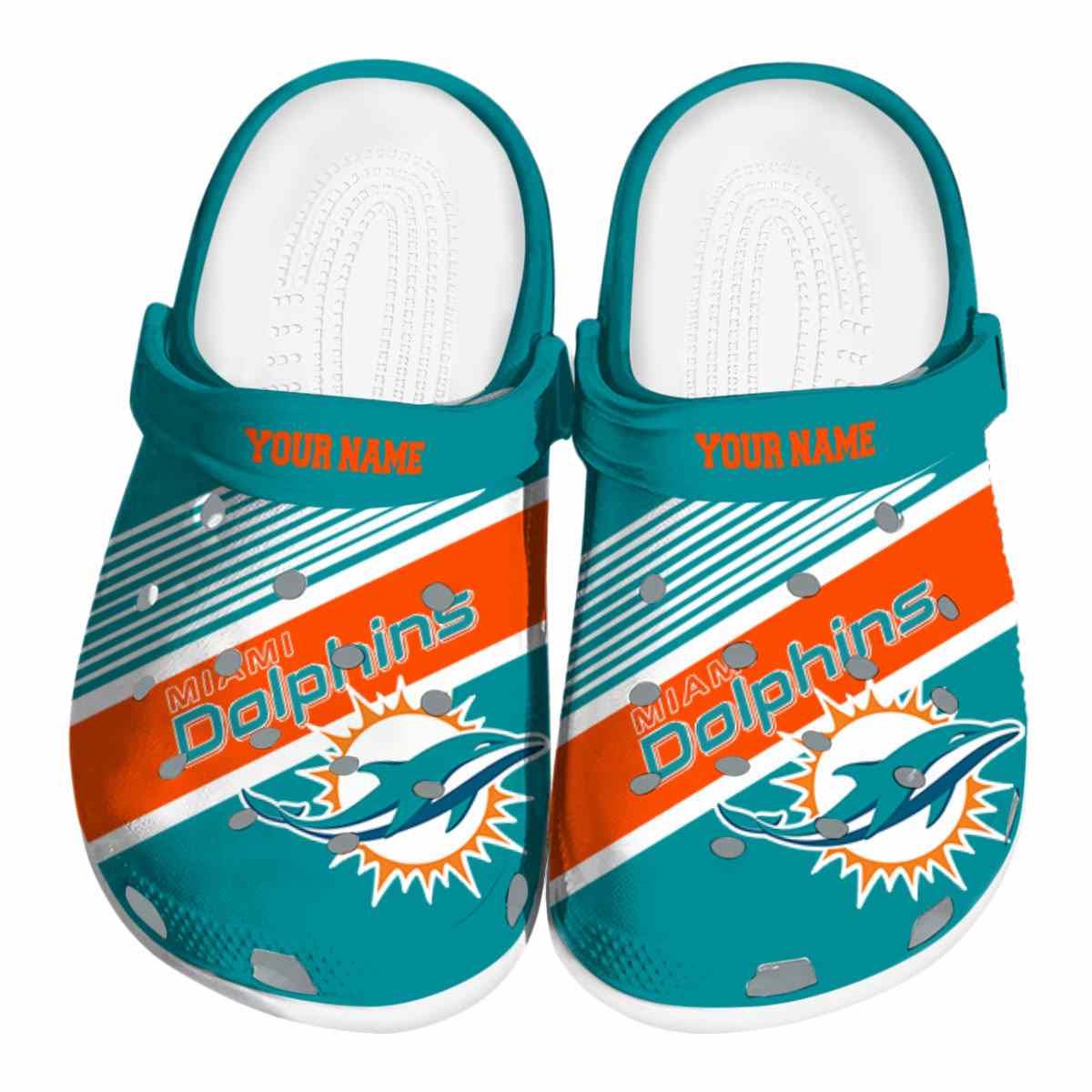 footwearmerch miami dolphins nfl sport crocs crocband clogs shoes comfortable for men women and kids c8vwm