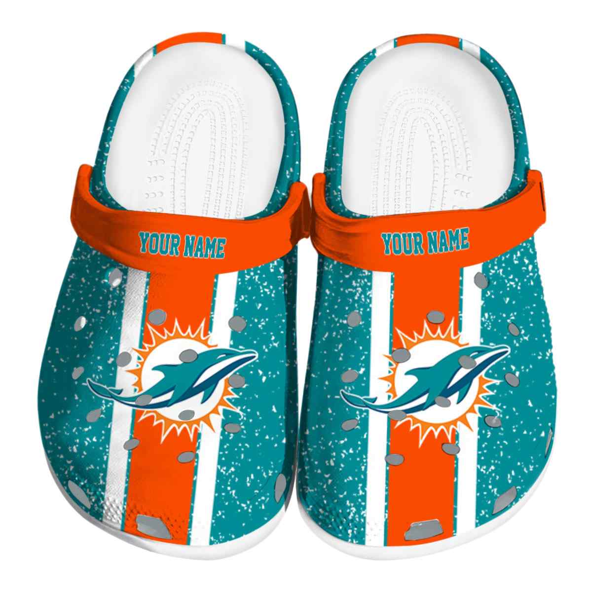 footwearmerch miami dolphins nfl sport crocs crocband clogs shoes comfortable for men women and kids fdp4d