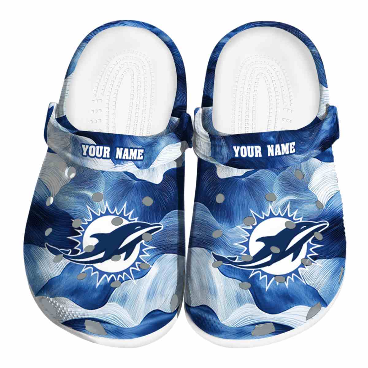 footwearmerch miami dolphins nfl sport crocs crocband clogs shoes comfortable for men women and kids kuvo4