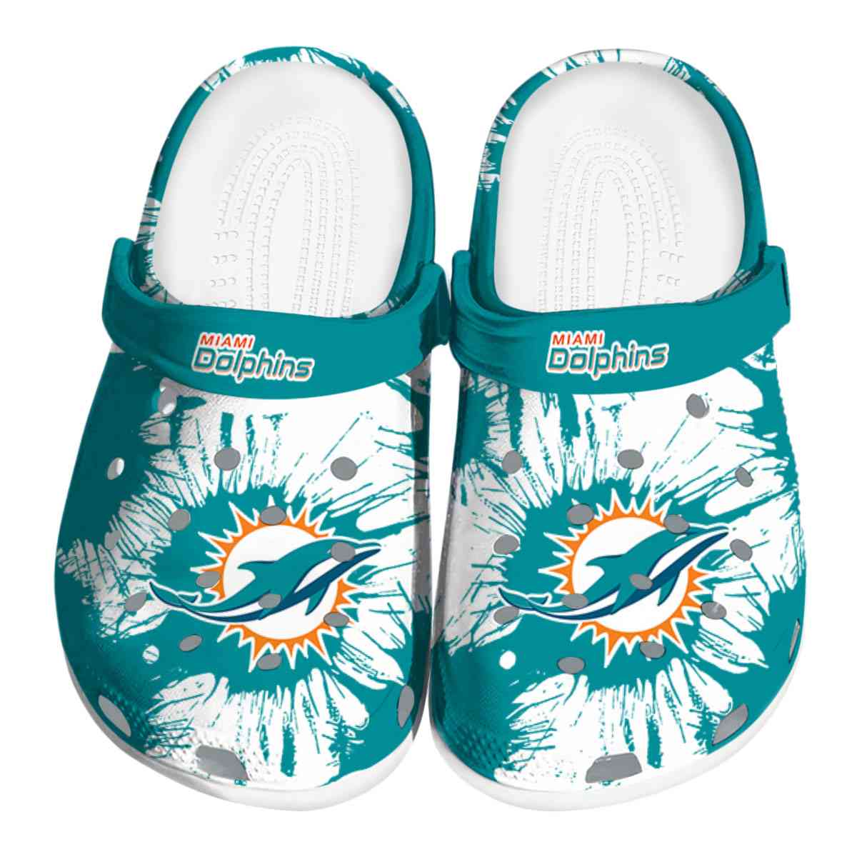 footwearmerch miami dolphins nfl sport crocs crocband clogs shoes comfortable for men women and kids mgari
