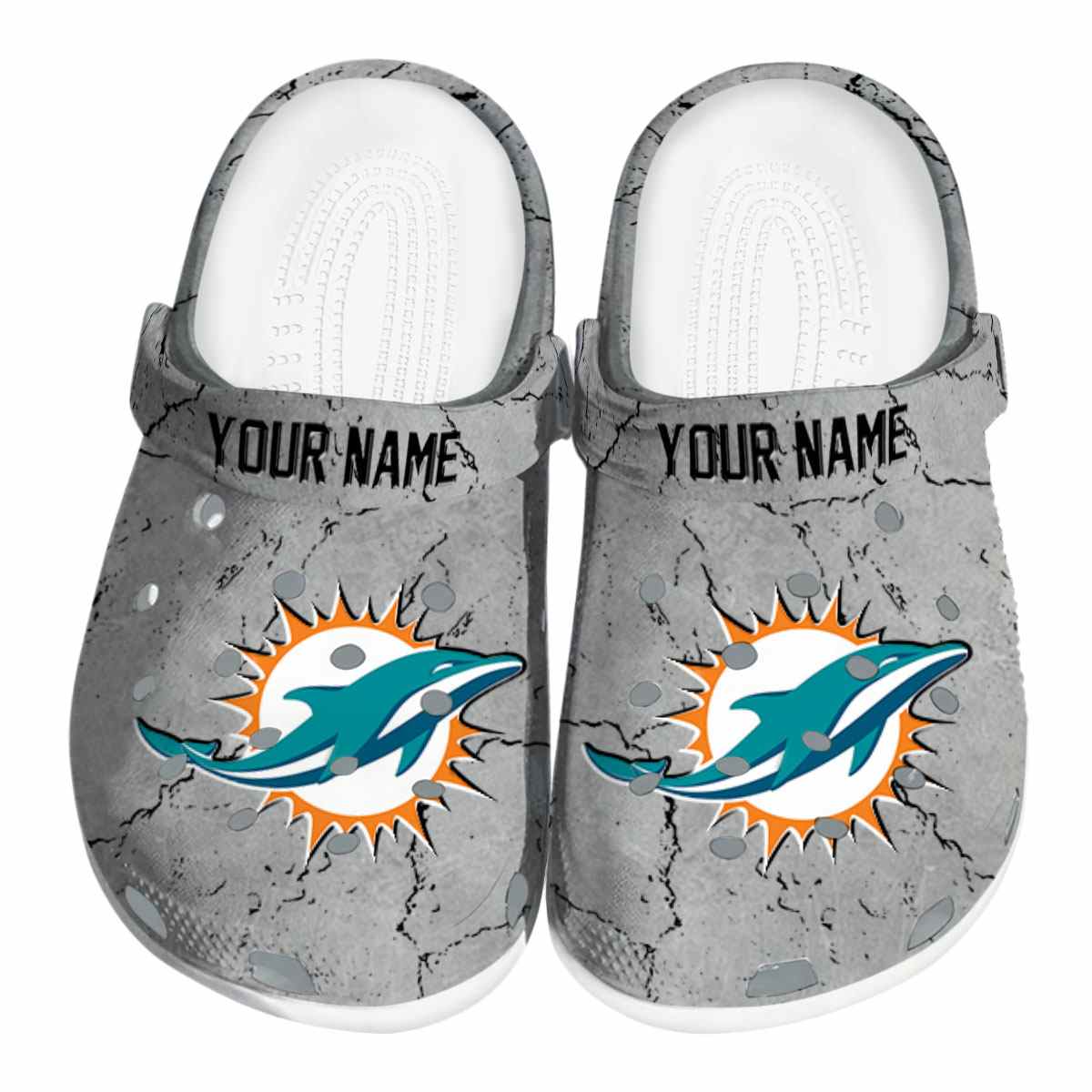 footwearmerch miami dolphins nfl sport crocs crocband clogs shoes comfortable for men women and kids nps0b
