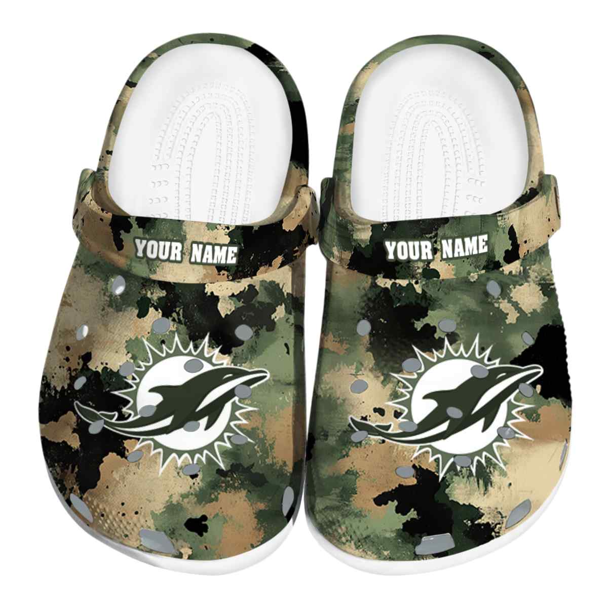 footwearmerch miami dolphins nfl sport crocs crocband clogs shoes comfortable for men women and kids ygr6f