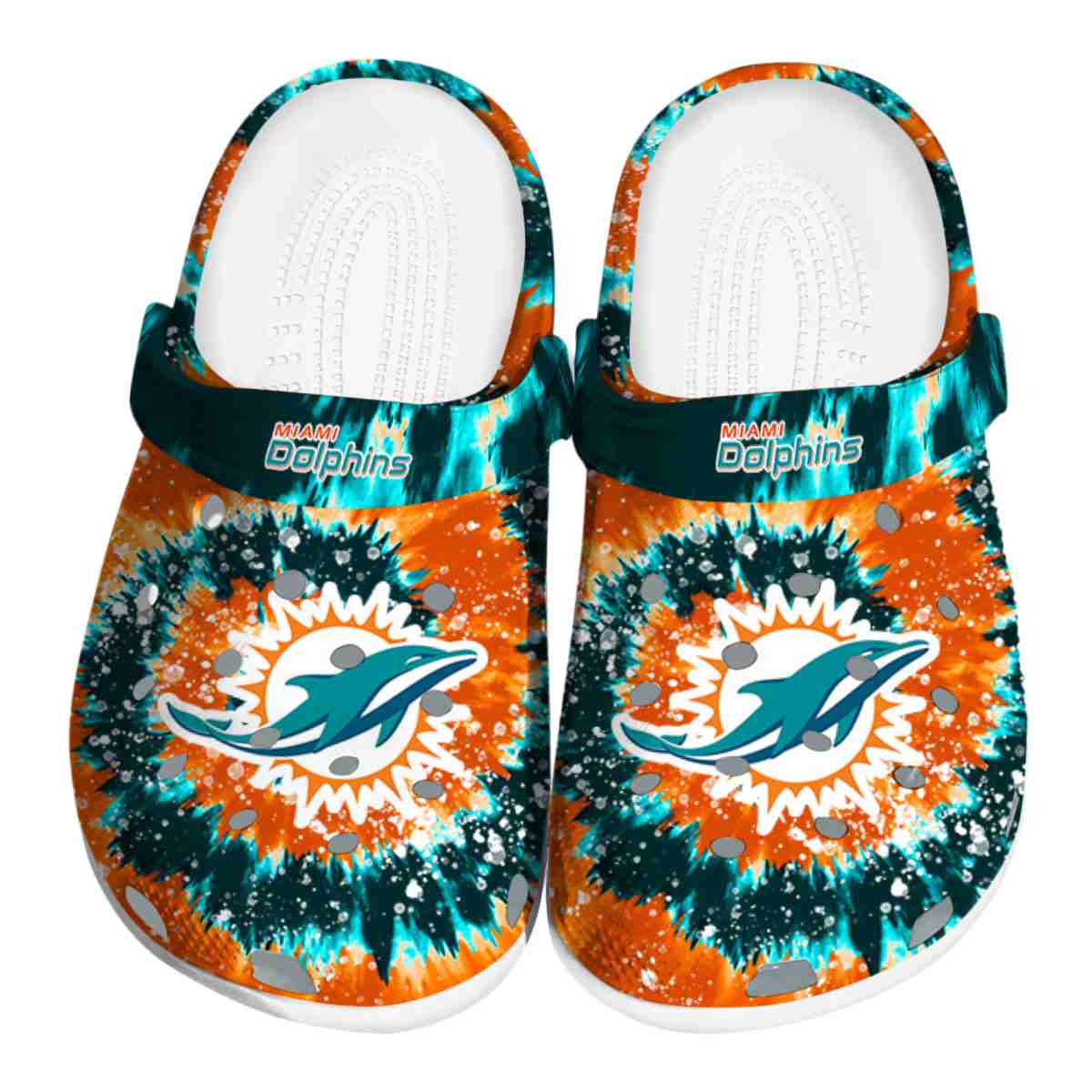 footwearmerch miami dolphins nfl sport crocs crocband clogs shoes comfortable for men women and kids yoiq6