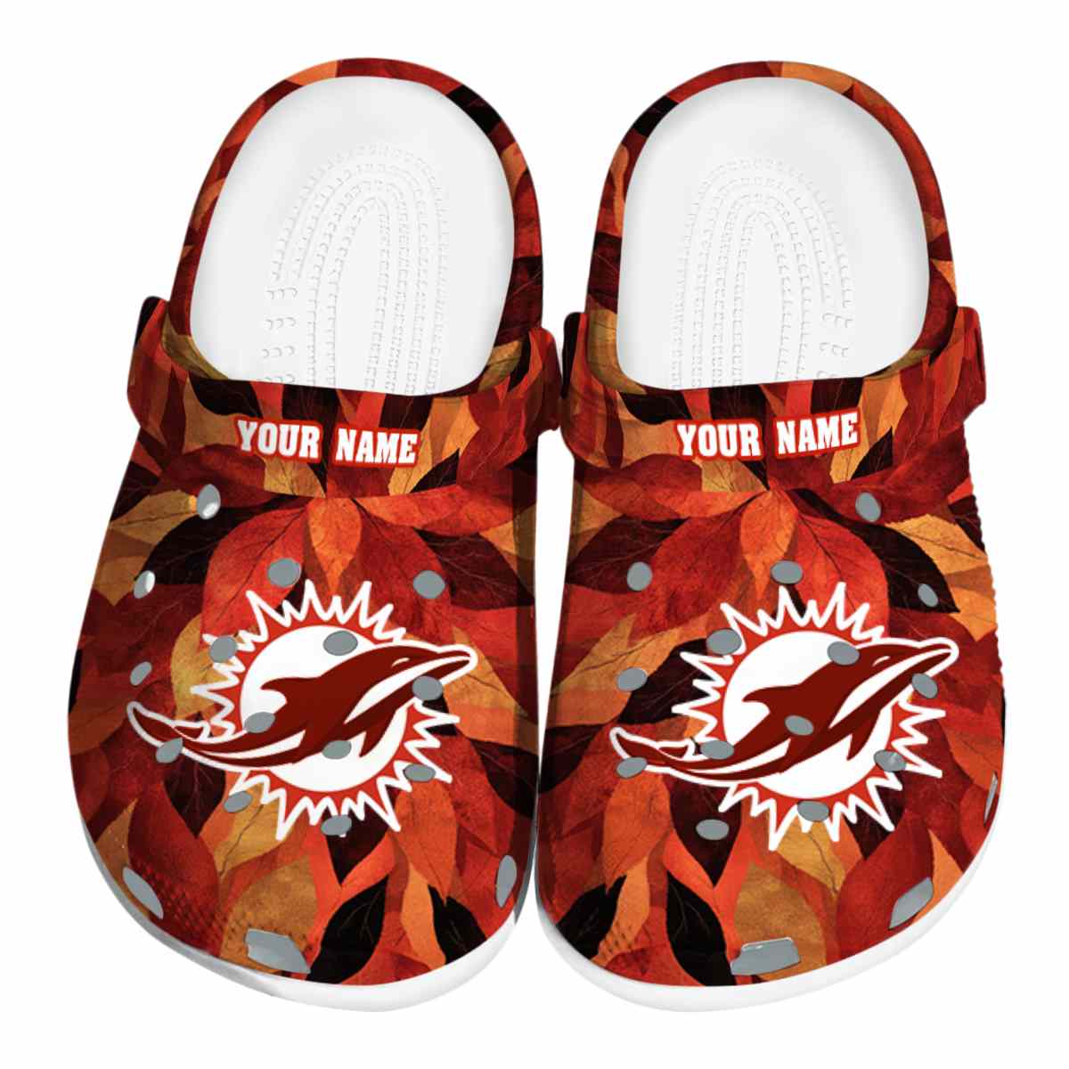 footwearmerch miami dolphins nfl sport crocs crocband clogs shoes comfortable for men women and kids zr4nn