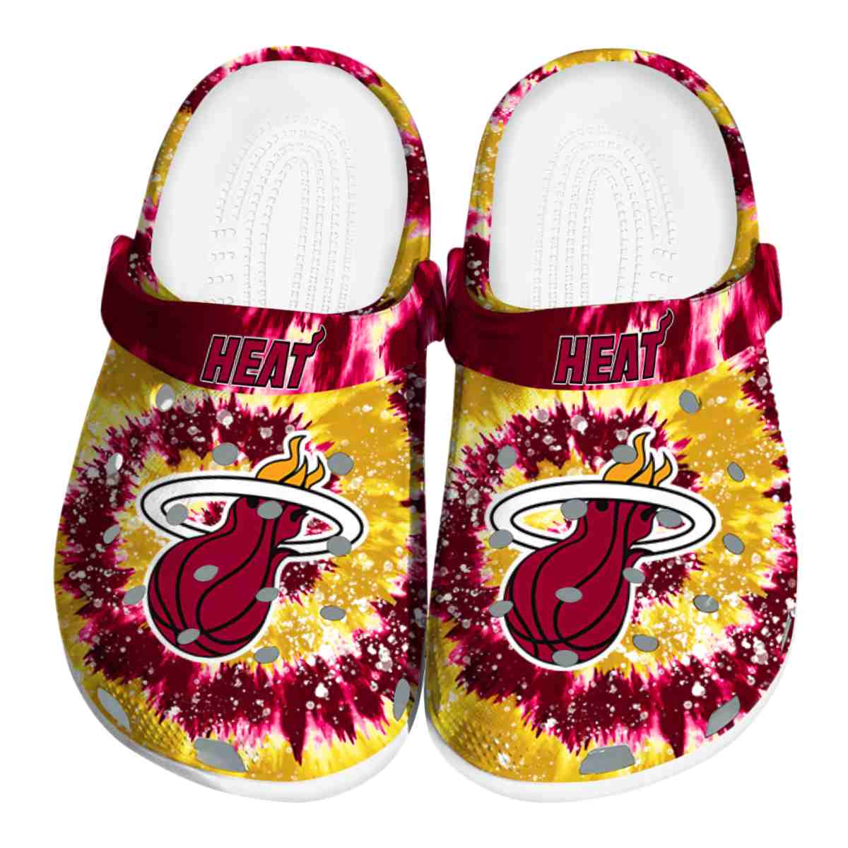 footwearmerch miami heat nba sport crocs crocband clogs shoes comfortable for men women and kids kwdvm