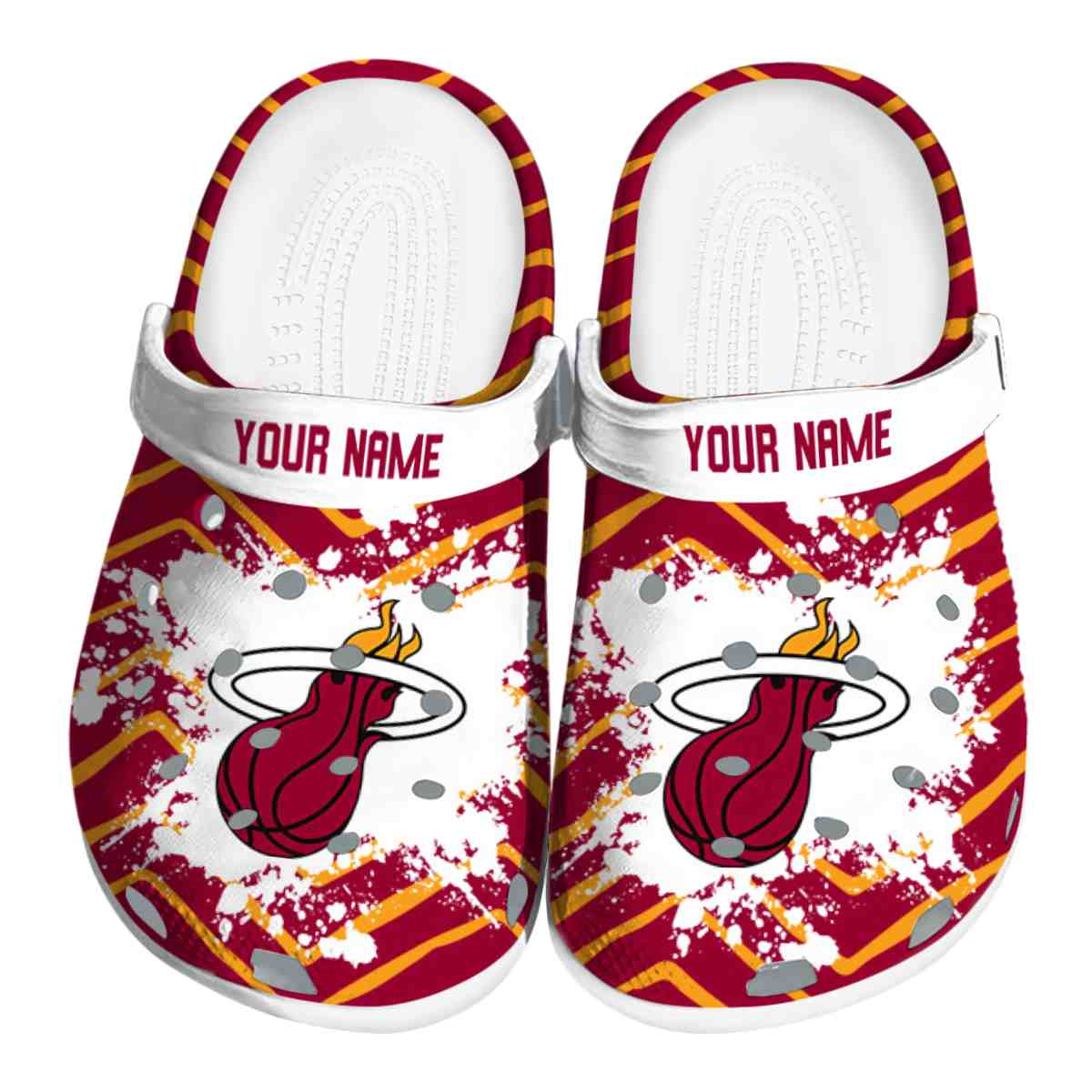 footwearmerch miami heat nba sport crocs crocband clogs shoes comfortable for men women and kids sef2c
