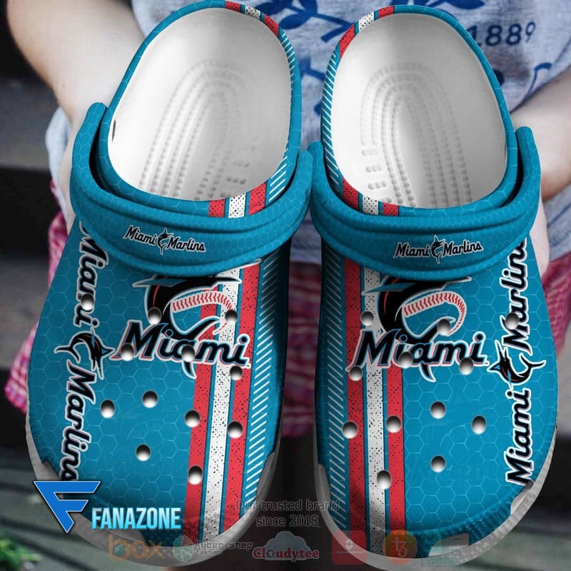 footwearmerch miami marlins mlb sport crocs clogs crocband shoes comfortable for men women and kids oxiux