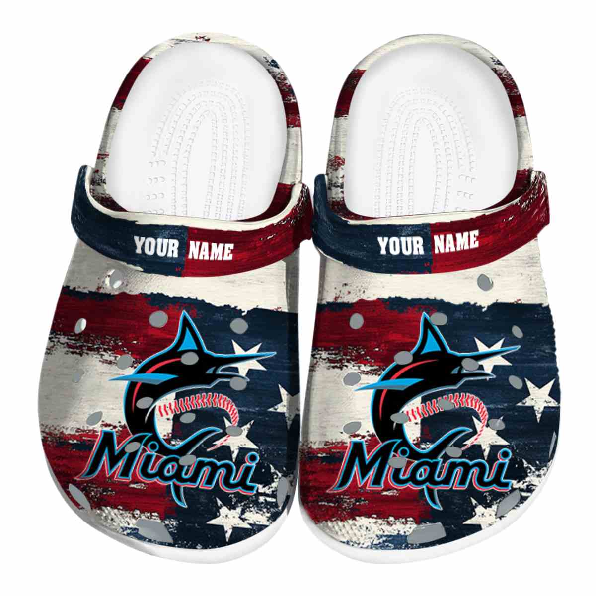 footwearmerch miami marlins mlb sport crocs crocband clogs shoes comfortable for men women and kids tobz5