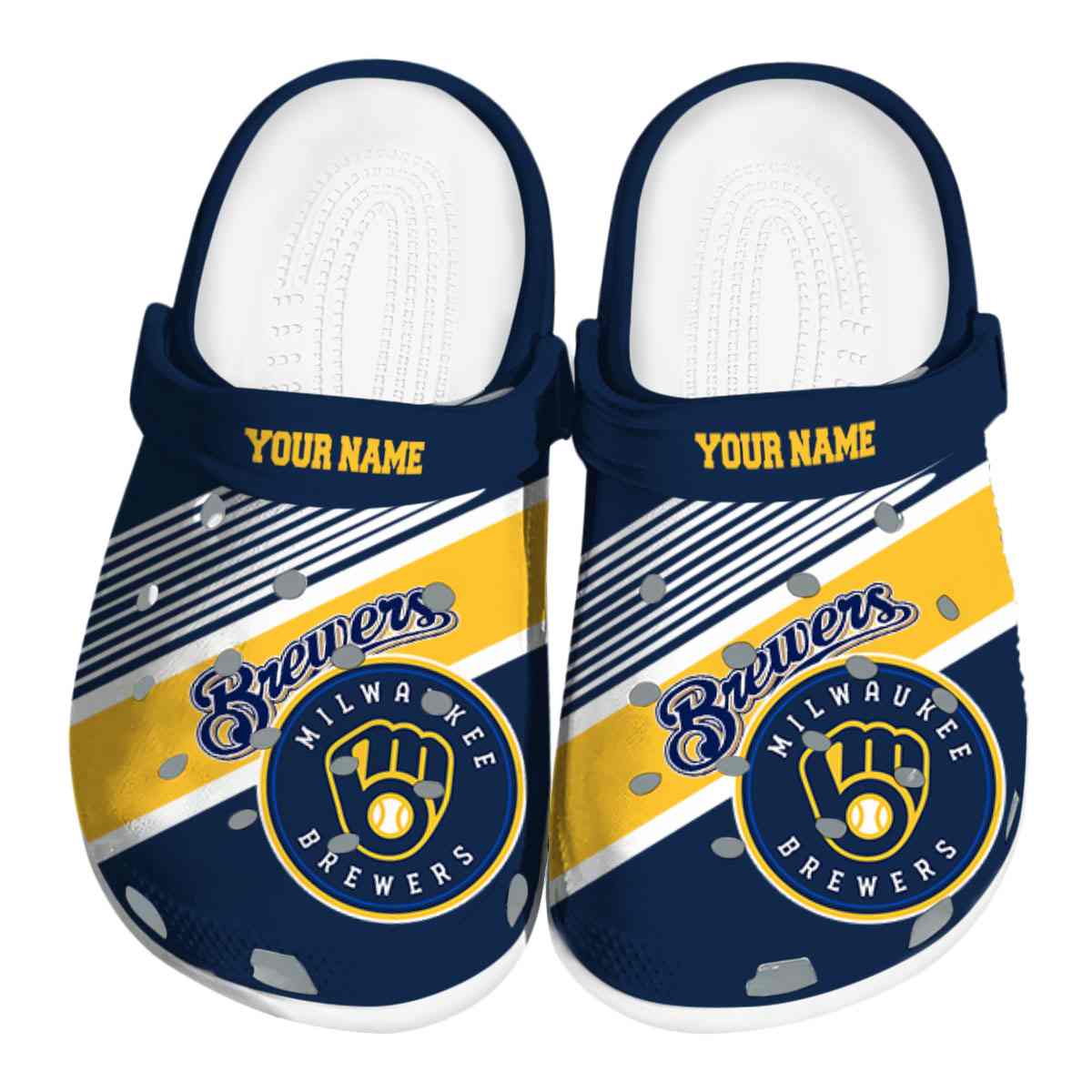 footwearmerch milwaukee brewers mlb sport crocs crocband clogs shoes comfortable for men women and kids eaecf