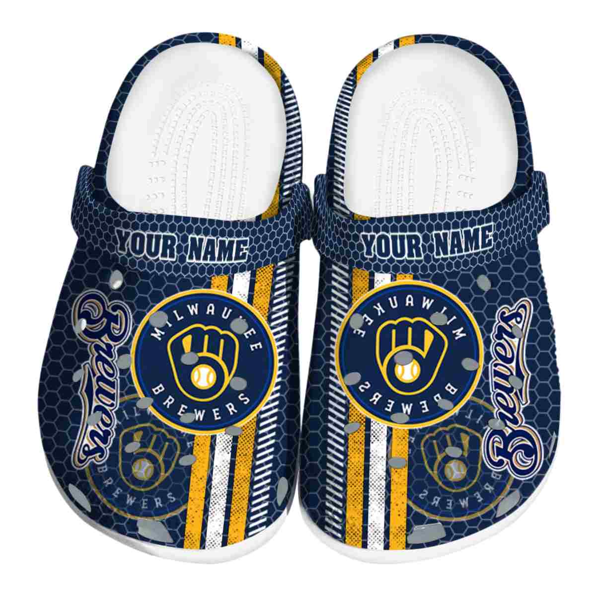 footwearmerch milwaukee brewers mlb sport crocs crocband clogs shoes comfortable for men women and kids o7d7n