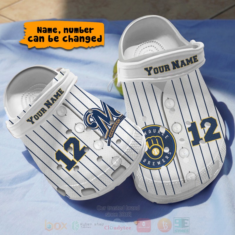 footwearmerch milwaukee brewers mlb sport crocs crocband clogs shoes comfortable for men women and kids ogsrt