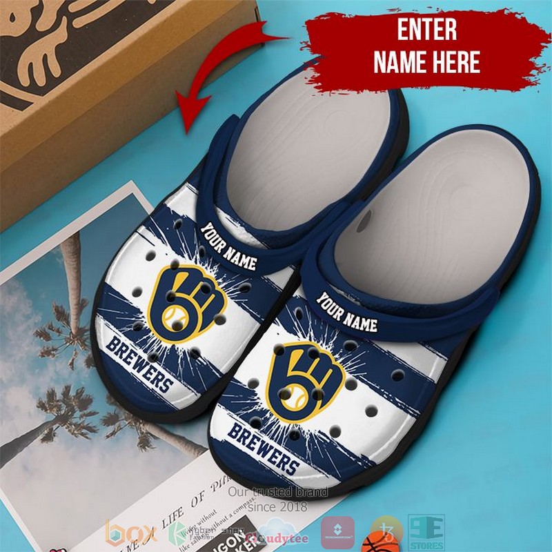 footwearmerch milwaukee brewers mlb sport crocs crocband clogs shoes comfortable for men women and kids vdz9t