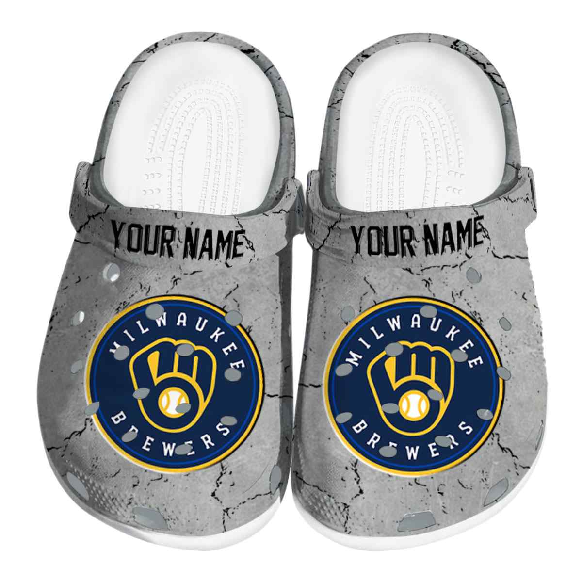 footwearmerch milwaukee brewers mlb sport crocs crocband clogs shoes comfortable for men women and kids wuzst