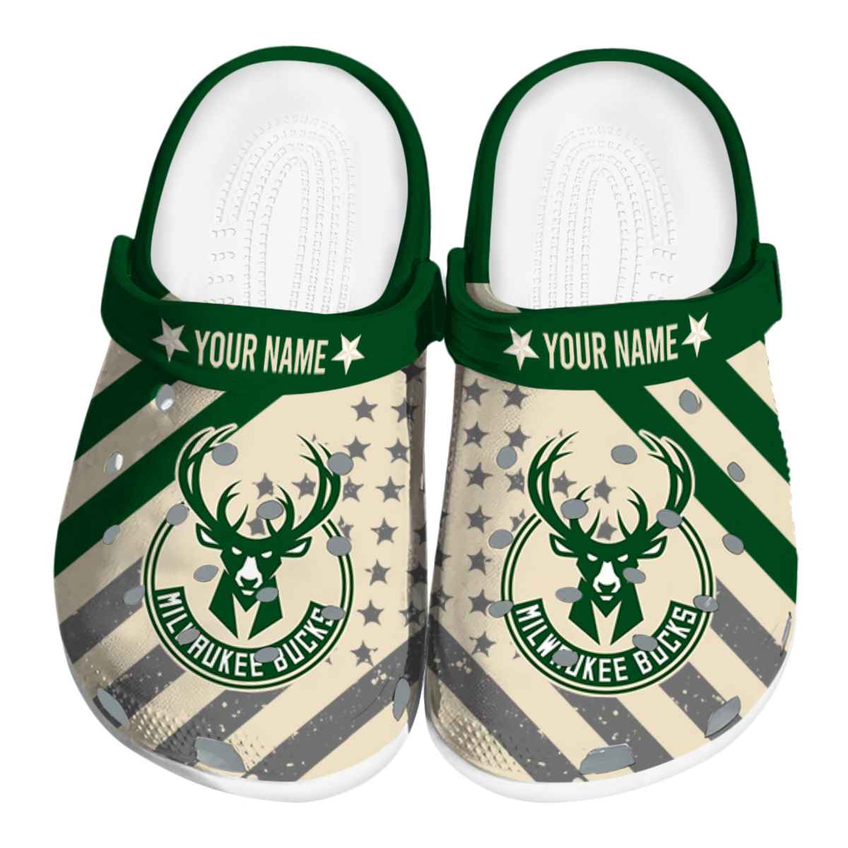 footwearmerch milwaukee bucks nba sport crocs crocband clogs shoes comfortable for men women and kids 0x3av