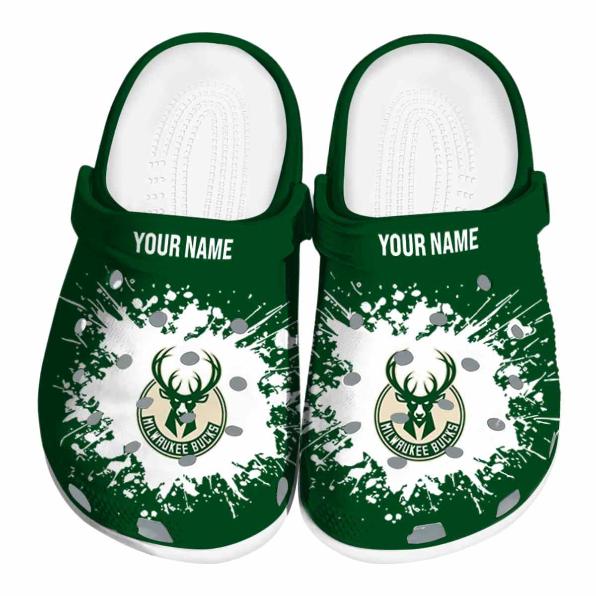 footwearmerch milwaukee bucks nba sport crocs crocband clogs shoes comfortable for men women and kids 5fpm0
