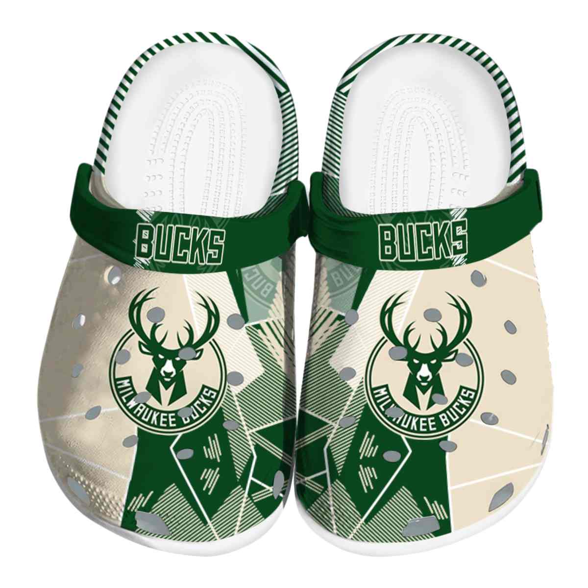 footwearmerch milwaukee bucks nba sport crocs crocband clogs shoes comfortable for men women and kids haulv