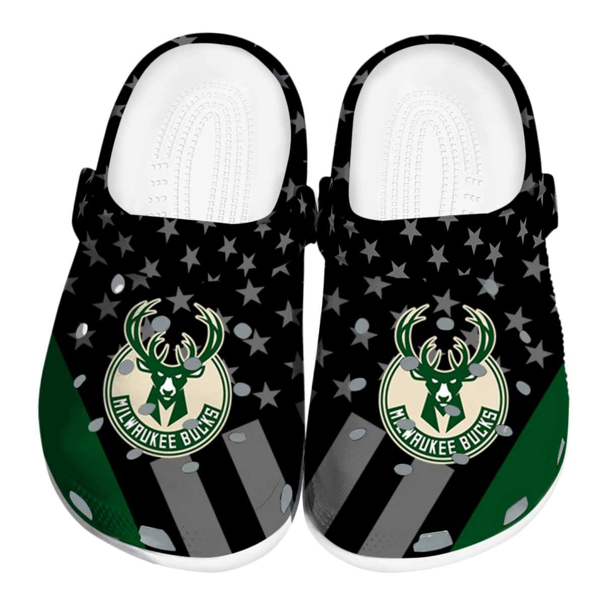 footwearmerch milwaukee bucks nba sport crocs crocband clogs shoes comfortable for men women and kids hjfno