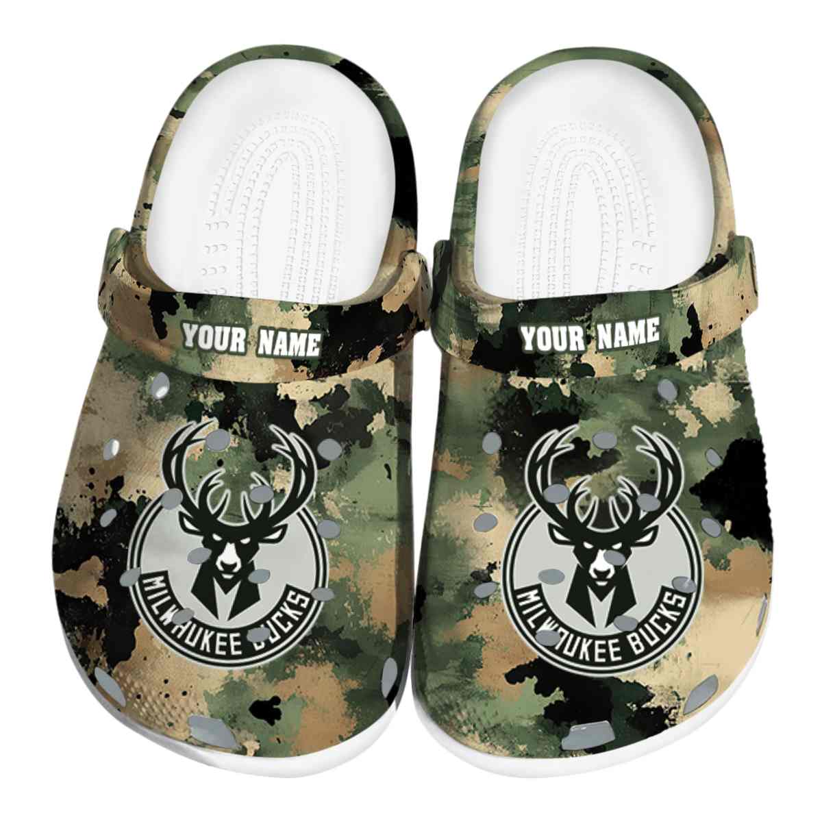 footwearmerch milwaukee bucks nba sport crocs crocband clogs shoes comfortable for men women and kids i1r2n