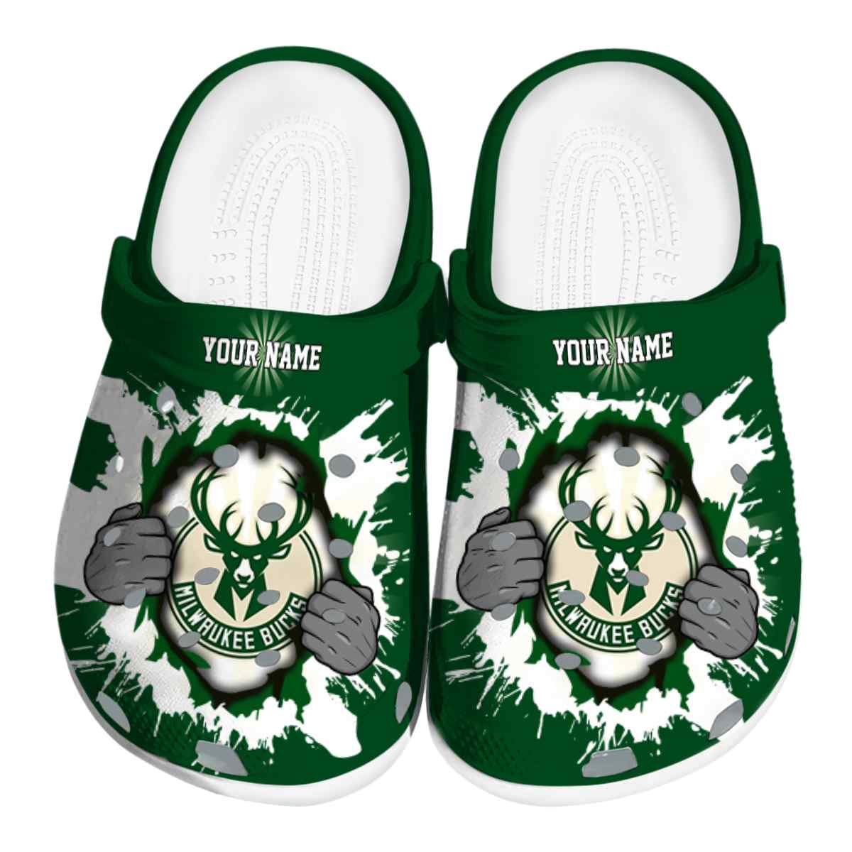 footwearmerch milwaukee bucks nba sport crocs crocband clogs shoes comfortable for men women and kids noagn