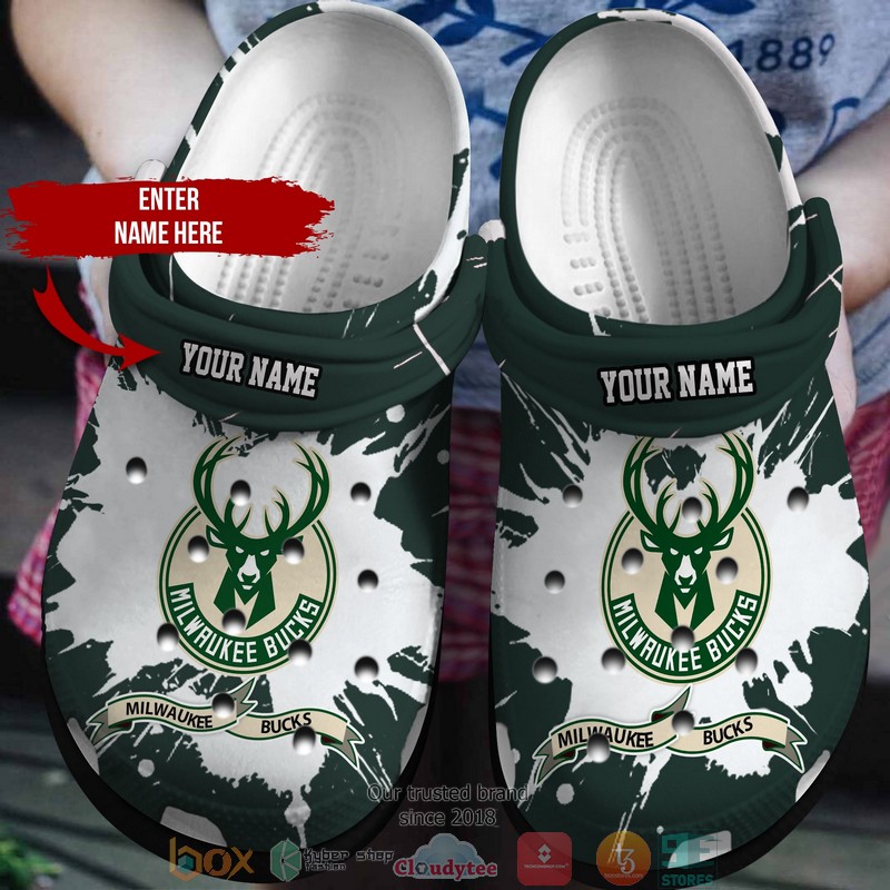footwearmerch milwaukee bucks nba sport crocs crocband clogs shoes comfortable for men women and kids qbfnr
