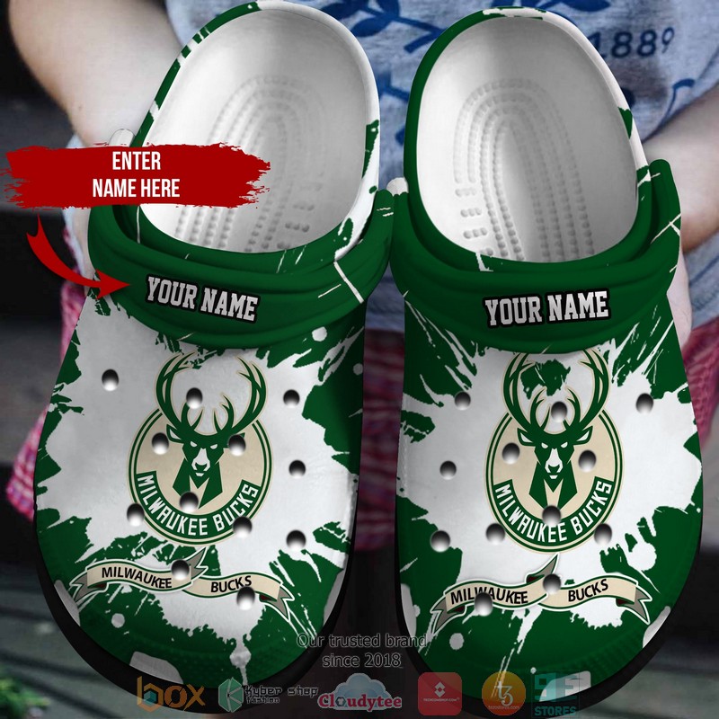 footwearmerch milwaukee bucks nba sport crocs crocband clogs shoes comfortable for men women and kids qzqsp