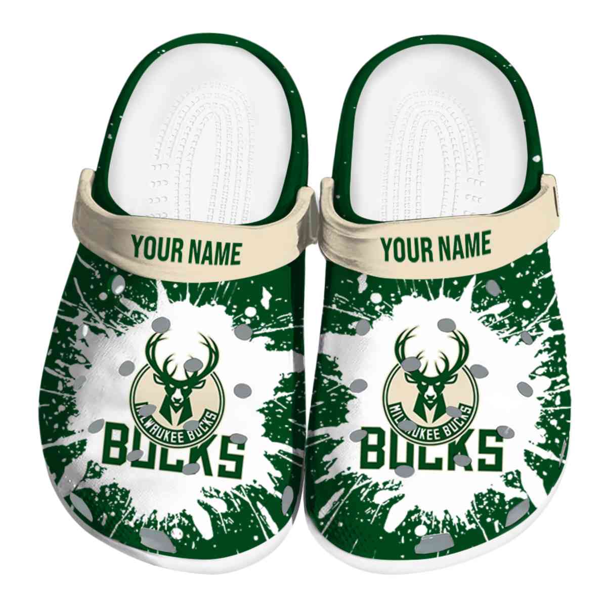 footwearmerch milwaukee bucks nba sport crocs crocband clogs shoes comfortable for men women and kids v0wa4