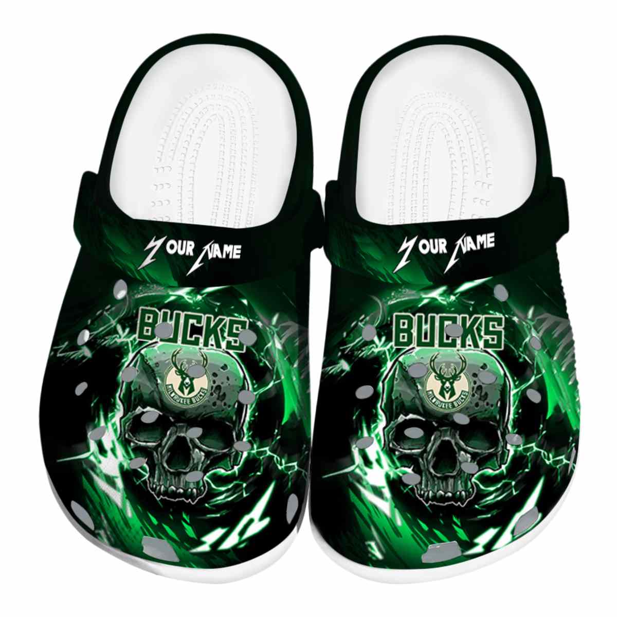 footwearmerch milwaukee bucks nba sport crocs crocband clogs shoes comfortable for men women and kids wsb9z