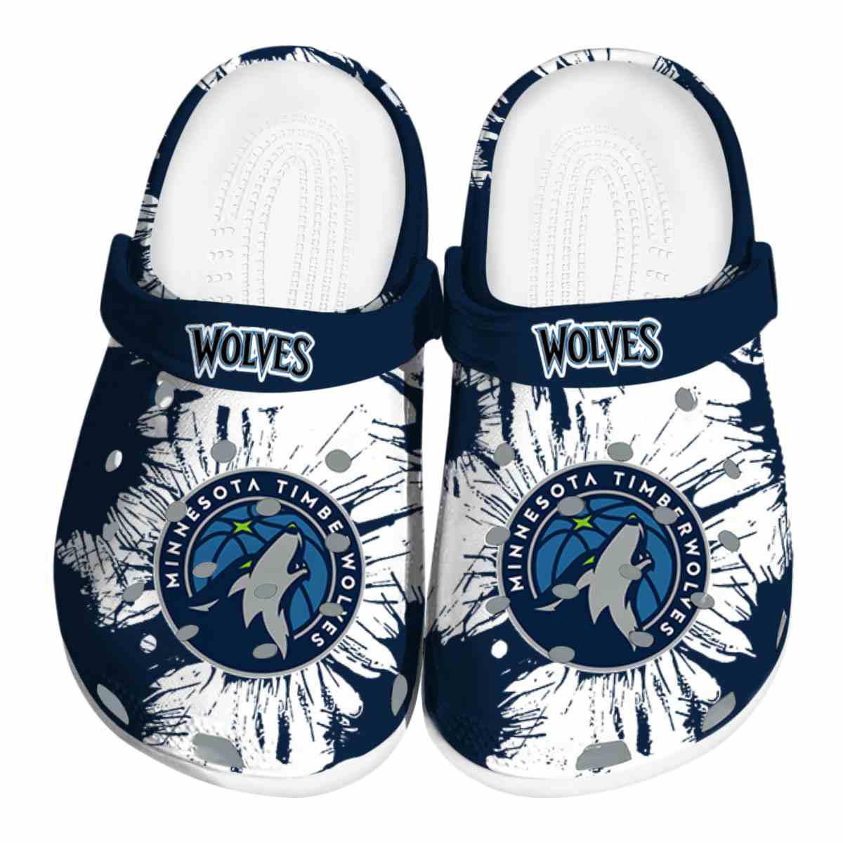 footwearmerch minnesota timberwolves nba sport crocs crocband clogs shoes comfortable for men women and kids 99h3e