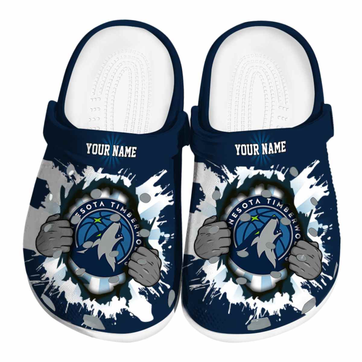 footwearmerch minnesota timberwolves nba sport crocs crocband clogs shoes comfortable for men women and kids hsikq