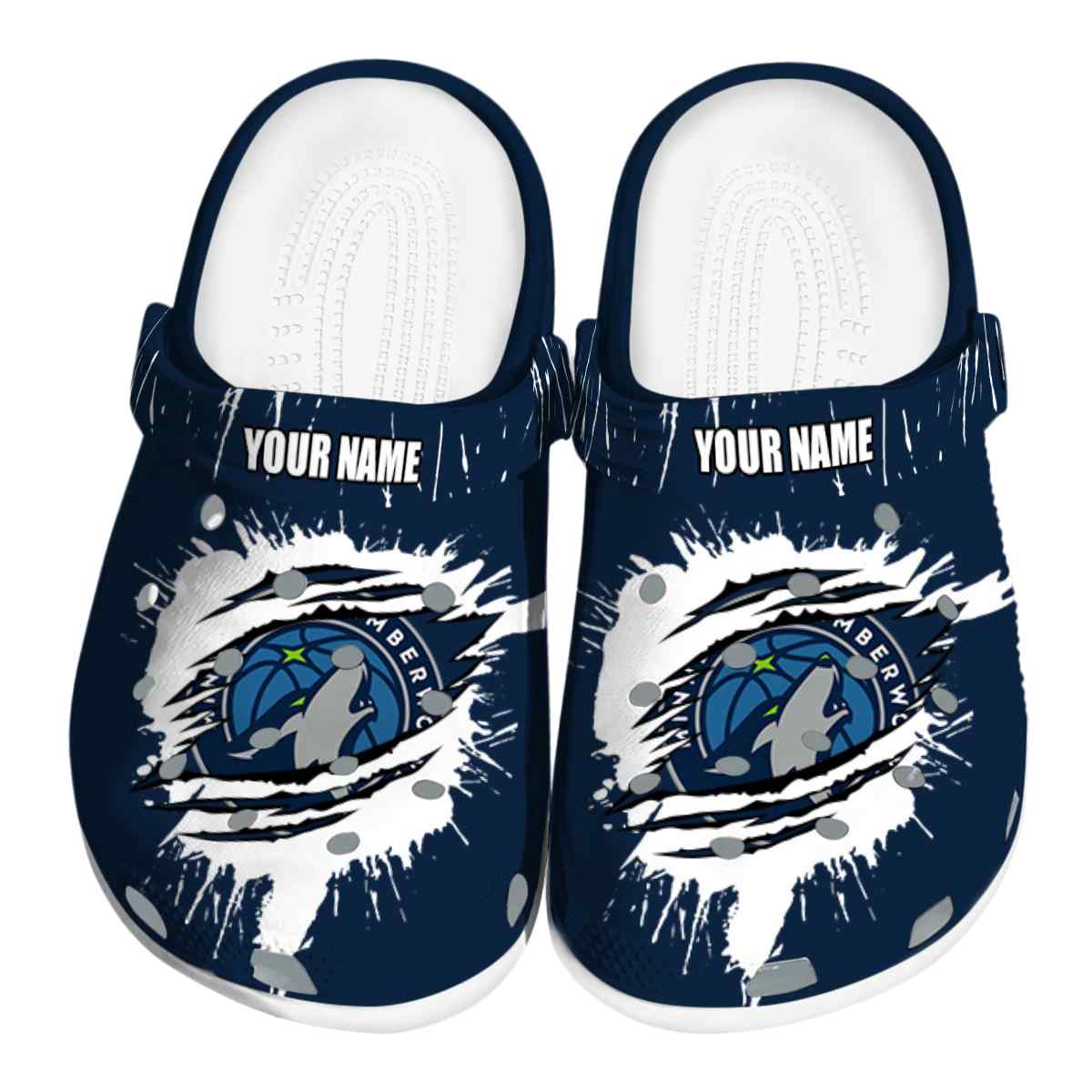 footwearmerch minnesota timberwolves nba sport crocs crocband clogs shoes comfortable for men women and kids jz6kq