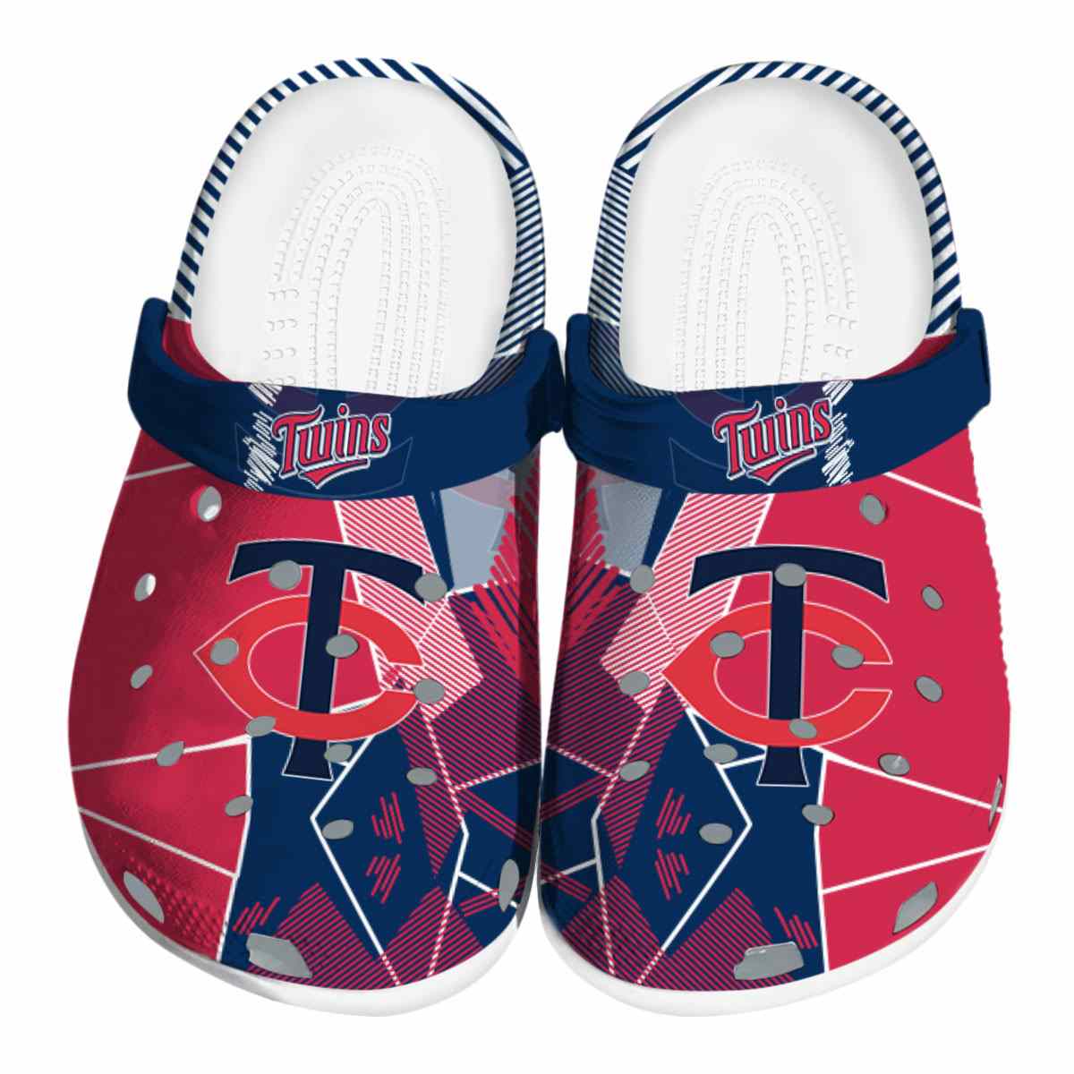 footwearmerch minnesota twins mlb sport crocs crocband clogs shoes comfortable for men women and kids jbor6
