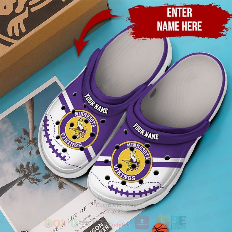 footwearmerch minnesota vikings nfl sport crocs crocband clogs shoes comfortable for men women and kids 9gfa9