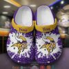 footwearmerch minnesota vikings nfl sport crocs crocband clogs shoes comfortable for men women and kids buzzj