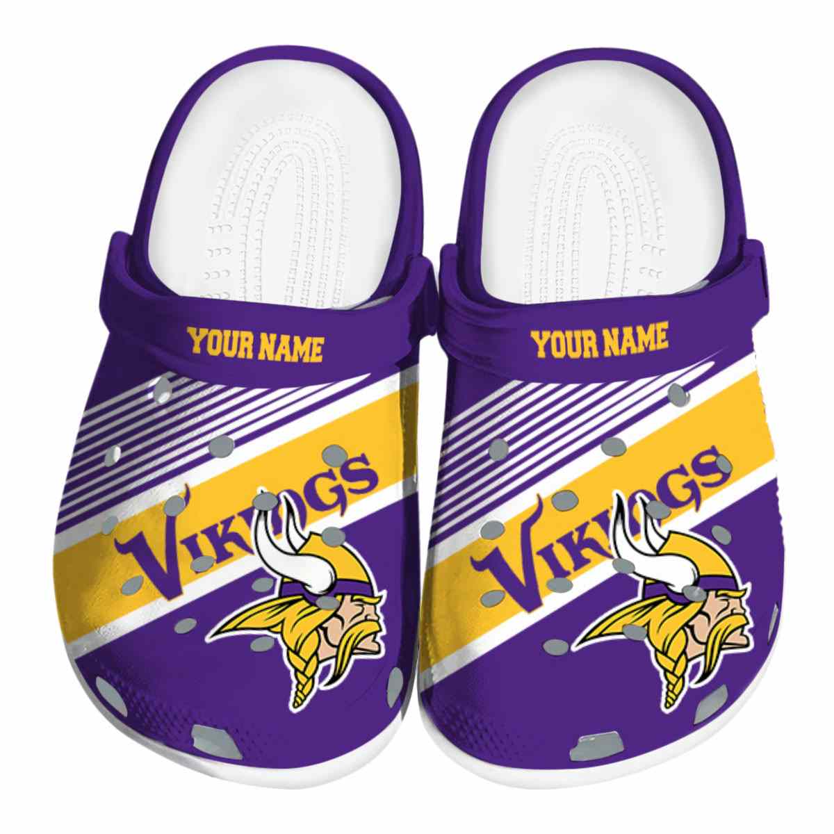 footwearmerch minnesota vikings nfl sport crocs crocband clogs shoes comfortable for men women and kids gybhj