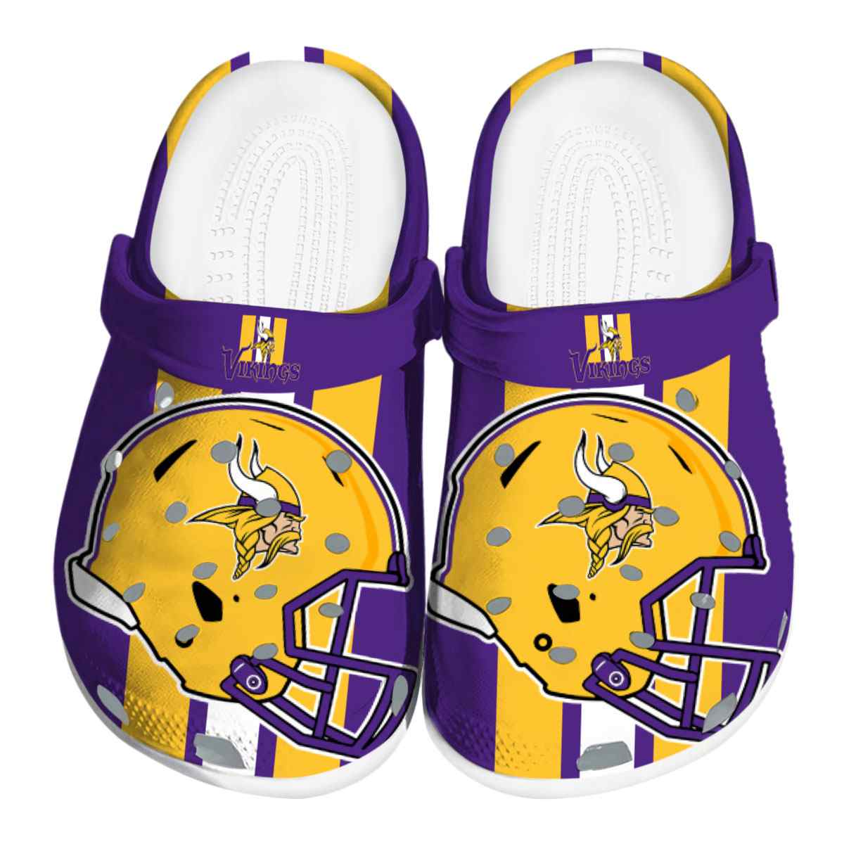 footwearmerch minnesota vikings nfl sport crocs crocband clogs shoes comfortable for men women and kids gz9ts